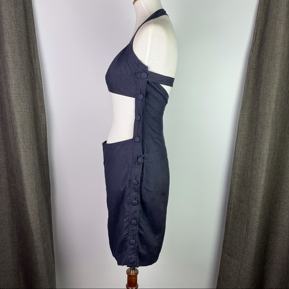 FENDI Vintage Rare Cut Out Mini Dress - Picture 2 of 7